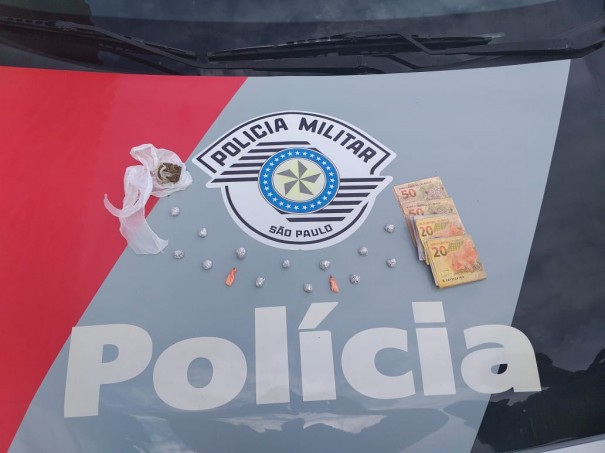 PM de Osvaldo Cruz prende mais um traficante e apreende drogas na Vila Esperan�a