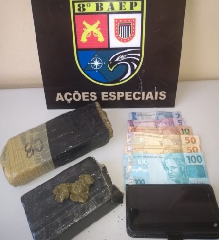 Dupla tenta fugir da PM, mas é presa por tráfico após cair de motocicleta em Presidente Prudente