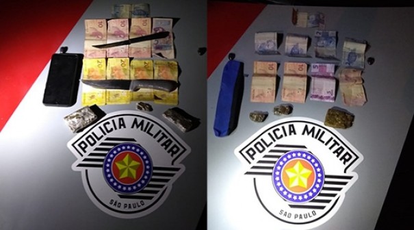 PM prende vendedor e fornecedor de drogas em Adamantina