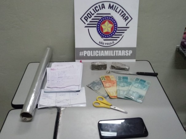 Traficante � preso pela PM nas proximidades do Gin�sio de Esportes, em OC