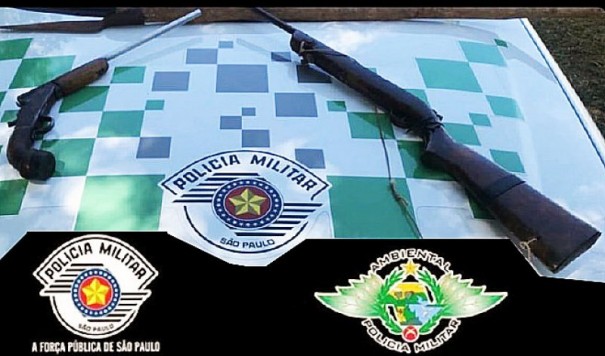 Pol�cia Ambiental de Tup� apreende armas de fogo pertencentes a morador de Queiroz