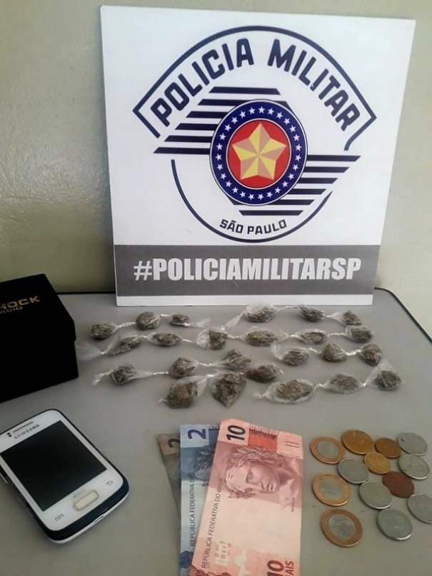 Pol�cia Militar apreende adolescente por ato infracional de tr�fico de drogas em Osvaldo Cruz