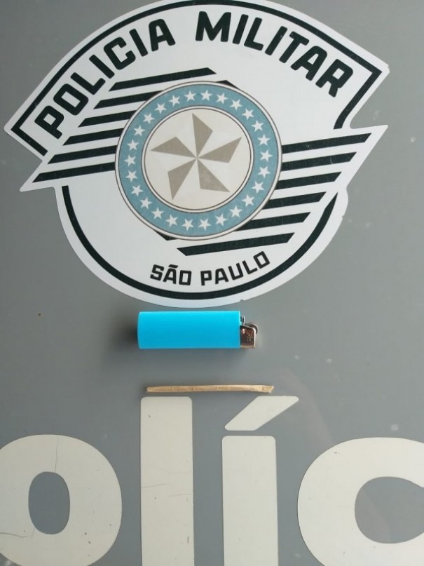 Pol�cia Militar registra ocorr�ncia de porte ilegal de droga de Osvaldo Cruz