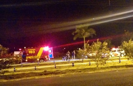 Motociclista fica ferido em acidente na Alameda Pedro Ciciliati, em OC