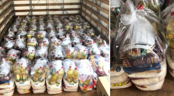 Moradores do Parque das Naes em Adamantina arrecadam recursos, adquirem cestas bsicas e doam ao Fundo Social