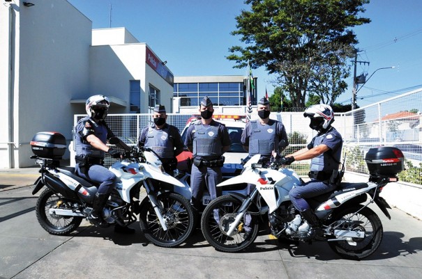 Patrulhamento com motos da PM  ampliado em Adamantina e regio