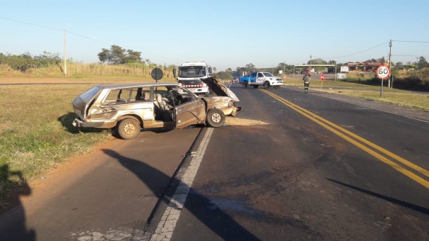 Acidente de Tr�nsito com v�tima grave � registrado na SP-294, em Osvaldo Cruz