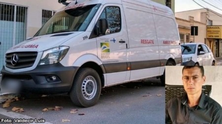 Homem morre após ser prensado contra parede por caminhão que fazia manobra em ré