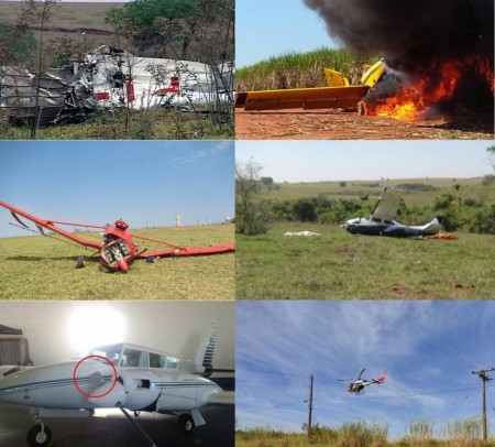 Em 10 anos, Oeste Paulista registra 15 acidentes aeronáuticos e seis mortes
