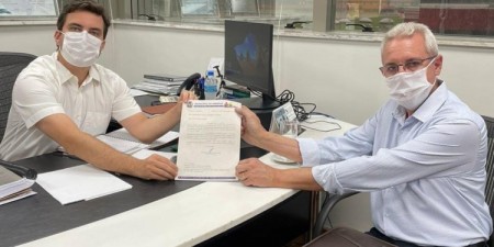 Prefeito de Parapuã busca cobertura de quadra do Sol Nascente