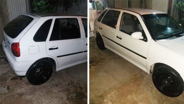 Carro � furtado nas proximidades da Pra�a da Imigra��o Japonesa em Tup�