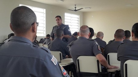 Comandante do 25º BPM/I esteve em reunião em Osvaldo Cruz