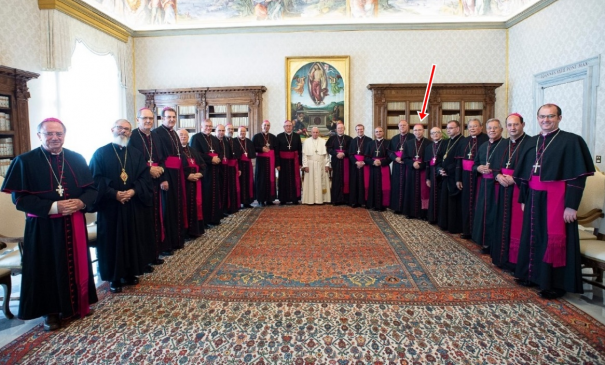 Dom Amilton Manoel esteve em Roma para audincia com Papa Francisco