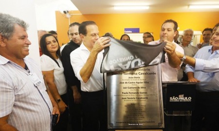 Governador Dória inaugura Creche Escola em Flora Rica