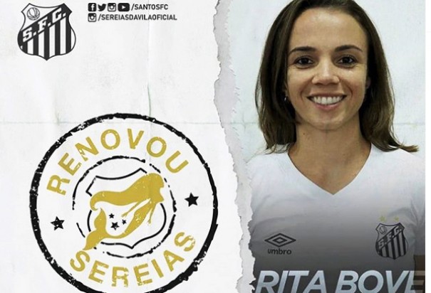 Floridense renova contrato com a equipe feminina do Santos FC
