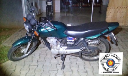 Indivíduo é preso pela Polícia Militar de Lucélia por Receptação de uma motocicleta