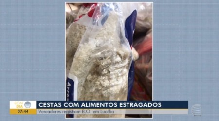 Alimentos estragados são encontrados em Lucélia
