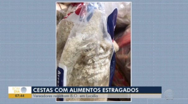 Alimentos estragados so encontrados em Luclia