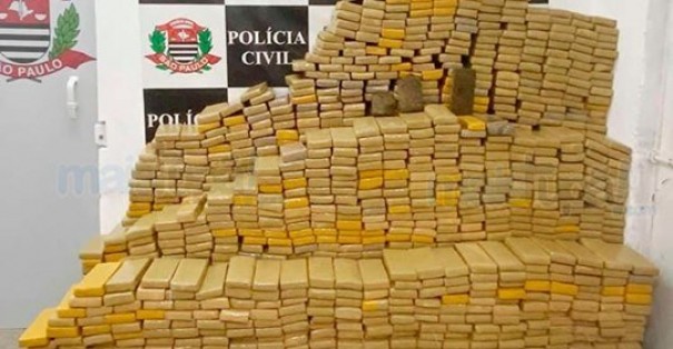 Pol�cia Civil apreende 1,6 toneladas de maconha em Parapu�