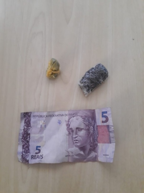 Ap�s den�ncia, Pol�cia Militar prende homem por tr�fico de drogas em Ouro Verde