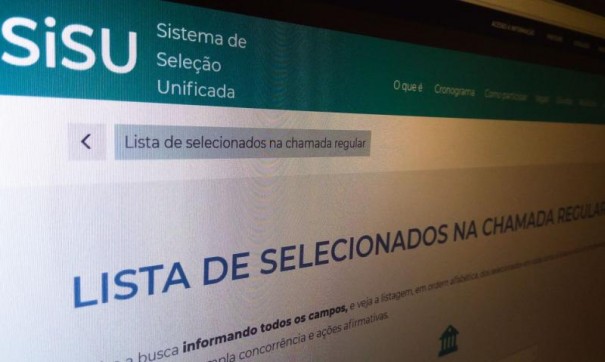 Resultado do Sisu do segundo semestre j est disponvel no site