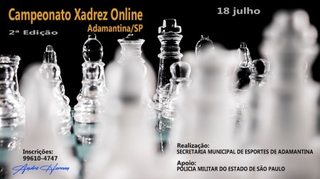 Sede da 2ª Companhia da Polícia Militar em Adamantina receberá partidas do Campeonato Oficial Online de Xadrez da região de Adamantina