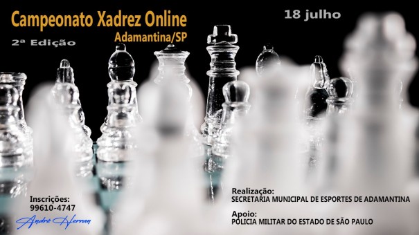 Sede da 2 Companhia da Polcia Militar em Adamantina receber partidas do Campeonato Oficial Online de Xadrez da regio de Adamantina