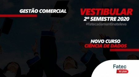 Fatec Adamantina divulga calendário para o vestibular, com dois cursos