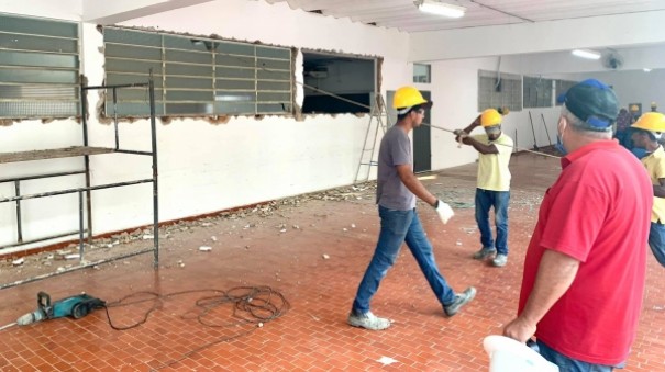 Com recurso federal de R$ 2 milhes, PAI Nosso Lar de Adamantina inicia obras da ala de isolamento para Covid-19