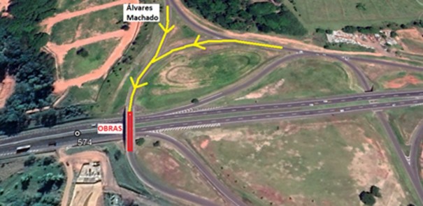 Obras de reparo em viaduto na SP-270 devem interferir em tr�nsito em �lvares Machado