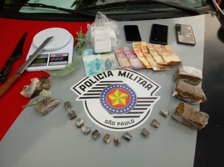 PM registra ocorrência de tráfico, associação ao tráfico e corrupção de menor em OC