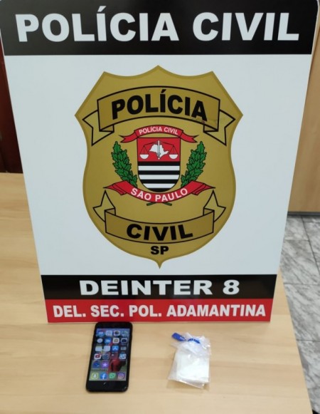 Polícia Civil apreende drogas e celular em Operação de combate ao tráfico em Osvaldo Cruz e Inúbia Paulista