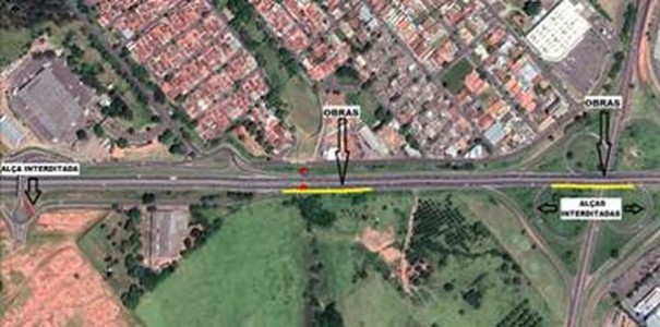 Trechos da Rodovia Raposo Tavares ser�o interditados para obras nesta segunda-feira em Presidente Prudente