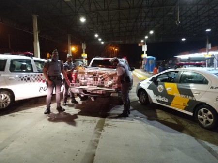 Fiscalização apreende 40 mil maços de cigarros contrabandeados do Paraguai em Presidente Venceslau