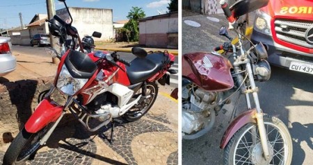 Acidente envolvendo motos e carro ferem duas pessoas em Tupã neste sábado (09)