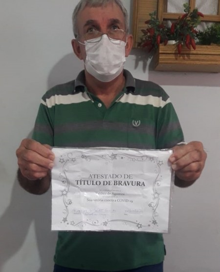 Curado: Primeiro caso positivo de Covid-19 de Osvaldo Cruz está curado