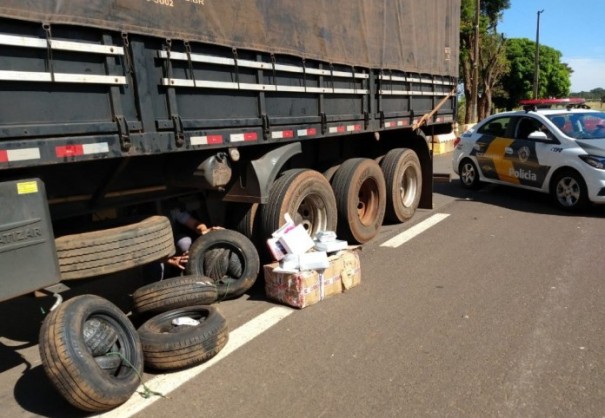 Rodovi�rios apreendem mercadorias sem comprova��o fiscal