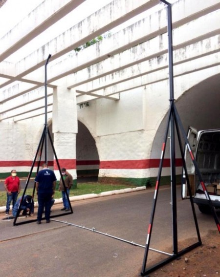 Veículos serão desinfetados ao entrarem em Flórida Paulista