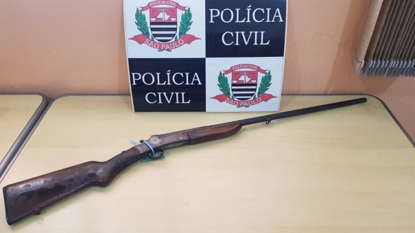 Polcia Civil apreende arma de fogo em Osvaldo Cruz