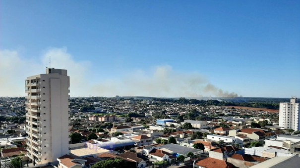 Bombeiros j atendem em mdia 10 ocorrncias de queimada por semana em Tup