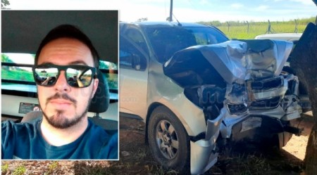 Morre rapaz de 25 anos que bateu veículo em árvore ao desviar de cachorro na pista