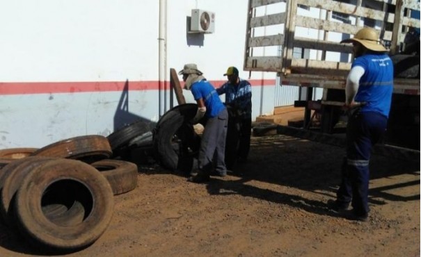 Campanha de coleta em Luclia promove destinao sustentvel  pneus inservveis