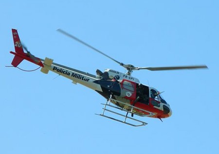 Fuga de presos movimenta viaturas e Helicóptero Águia da Polícia Militar em Pacaembu