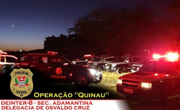 Justia de Osvaldo Cruz mantm priso dos 19 presos na operao Quinau