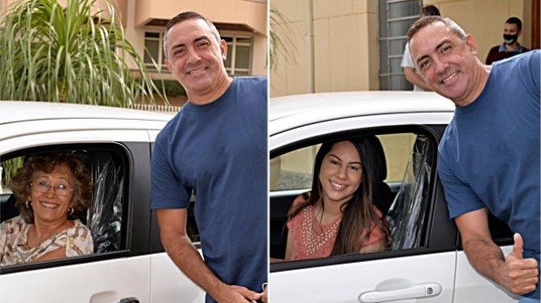 Par�quia Santo Ant�nio entrega carros �s ganhadoras do sorteio da Festa do Padroeiro