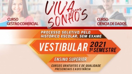 Fatec abre inscrições do vestibular para o 1º semestre de 2021