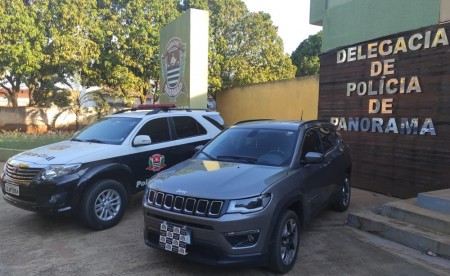 Polícia Civil recupera veículo furtado e prende suspeito por receptação em Panorama