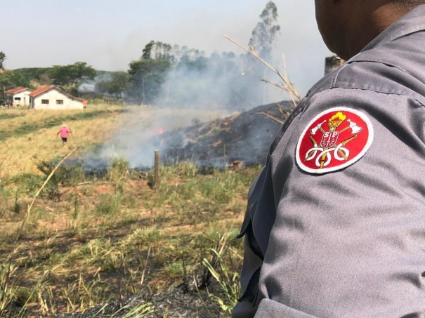 Corpo de Bombeiros registra aumento de casos de incndio em vegetao na regio
