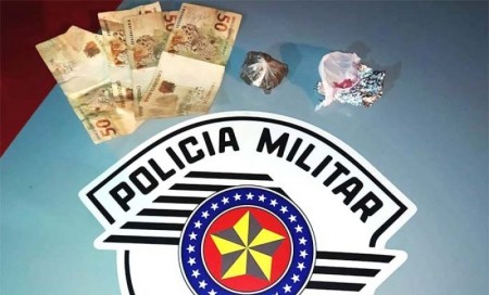 Polícia Militar prende acusado de tráfico de drogas em Inúbia Paulista
