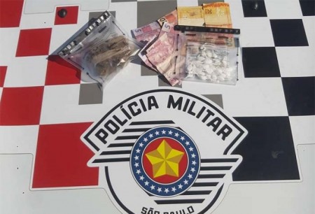 Polícia Militar flagra menor com entorpecentes em Quatá